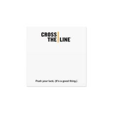 Cross the Line Adhesive Notepads - Desk Accessories