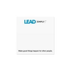 LEAD Simply Adhesive Notepads - Corporate Gifts
