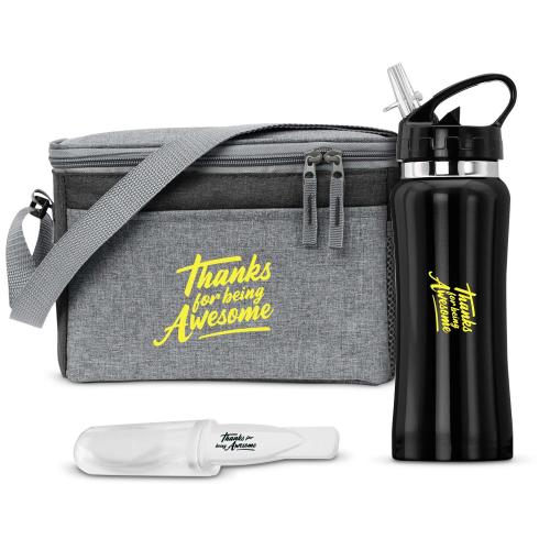 Corporate Gifts - Employee Gifts - Bags & Totes - Coolers & Lunch Bags - Making A Difference Venture Lunch Bag Set