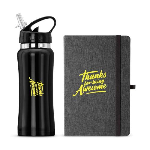 Corporate Gifts - Shop by Occasion - Welcome Gifts - Teamwork Dream Work Venture Journal & Bottle Set