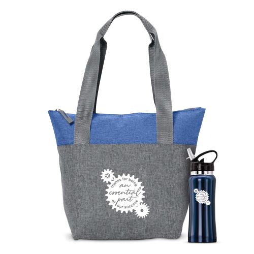 Venture Lunch Tote 2 Piece Gift Set Corporate Gifts - Shop by Occasion - Employee Appreciation Gifts - Venture Lunch Tote 2 Piece Gift Set