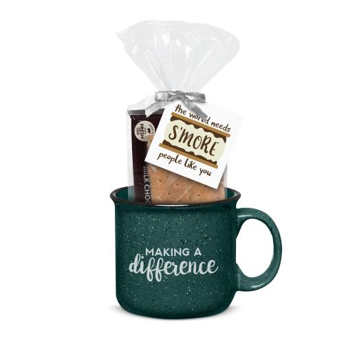 Corporate Gifts - Drinkware - Ceramic Mugs - Thanks for Being Awesome 15oz Camp Mug & S'Mores Gift Set