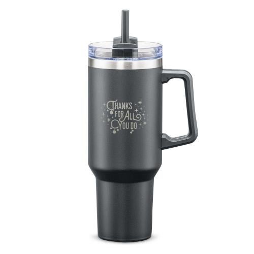 Corporate Gifts - Drinkware - Straw Tumblers - Thanks for All You Do Personalized Holiday 40oz. Stan
