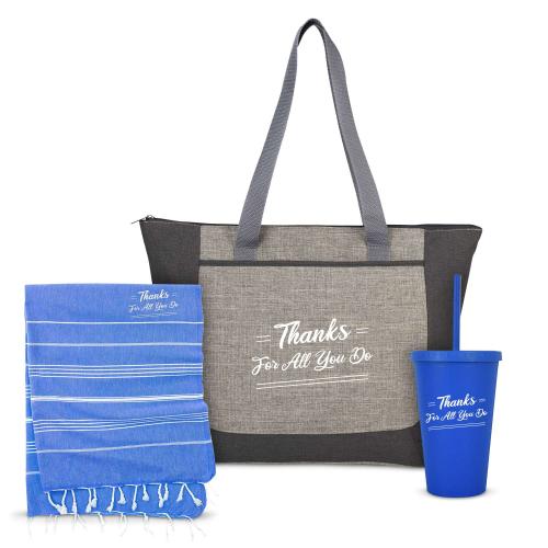 Corporate Gifts - Shop By Theme - Teamwork - Thanks for Being Awesome Eco Beach Set