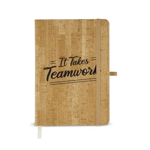 Corporate Gifts - Employee Gifts - Notebooks - Working Growing Succeeding Woodgrain Eco Notebook