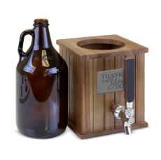 Acacia Wood Growler Tap - Barware