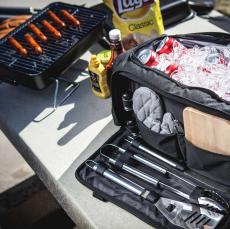 BBQ Set & Cooler - Picnic and Barbecue