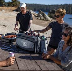 Portable Propane Grill & Cooler Set - Picnic and Barbecue