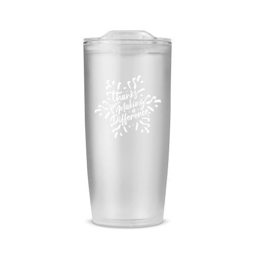 Corporate Gifts - Shop by Occasion - Holiday Gifts - Thanks For All You Do Frosted Tumbler