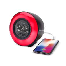 IHOME Powerclock Glow Bluetooth Color Changing Alarm Clock - Speakers