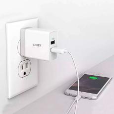 Anker 24W 2 Port USB Wall Charger - Corporate Gifts