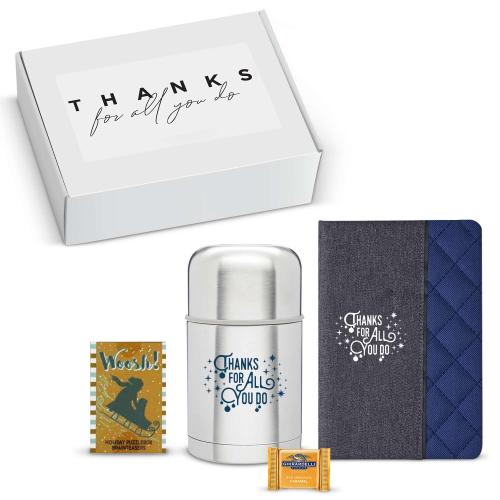 Corporate Gifts - Employee Gifts - Gift Sets - Care Packages - Making a Difference Snowflake Cozy Conundrum Holiday Gift Box