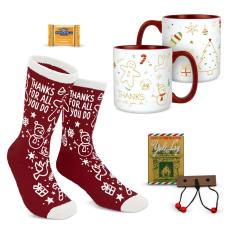 Thanks Doodles Snuggle, Sip 'n Sleuth Holiday Gift Box - Care Packages