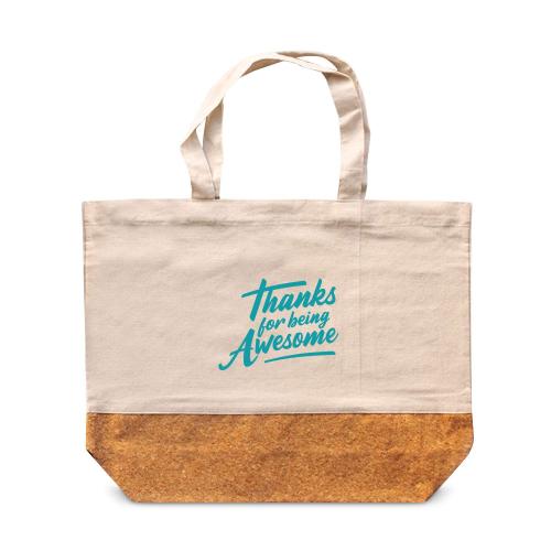 Corporate Gifts - Employee Gifts - Bags & Totes - Tote Bags - Blossom Cork Tote Eco Appreciation Gift