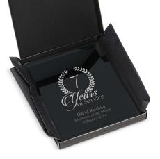 Black Polished Plaque Award - Glass Trophies