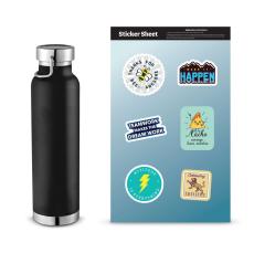 DIY Personalized Canister Sticker Set - Drinkware