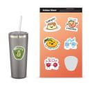 DIY Personalized Straw Tumbler Sticker Set