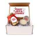 Peace Joy & Thanks Cookie Candle Gift Box