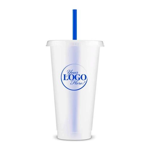 Corporate Gifts - Drinkware - Vacuum Insulated - Stanley Style Tumblers - Custom Gift 24oz Straw Tumbler