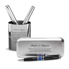 Teamwork Rowers Chrome Pen - Retirement Gifts