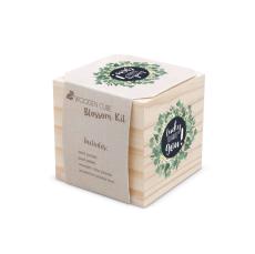 Lucky Clover Wooden Plant Cube - Eco-Friendly Gifts