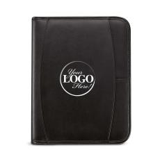 Custom Leather Zipper Padfolio - New Products