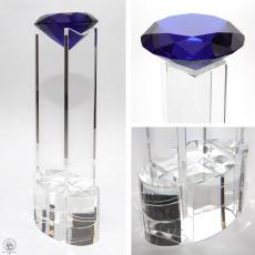 Floating Gem Crystal Award - Colored Glass Awards
