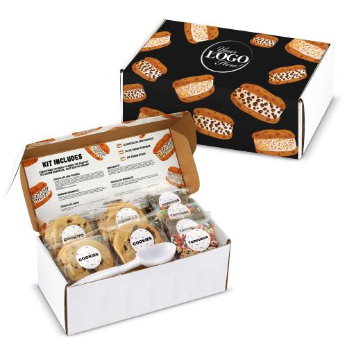 Custom Gift Ice Cream Sandwich Kit Corporate Gifts - Shop by Occasion - Holiday Gifts - Candy & Cocoa - Custom Gift Ice Cream Sandwich Kit