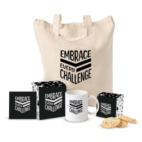 Employee Wellness Cookie & Tote Set Corporate Gifts - Employee Gifts - Wellness Gifts - Employee Wellness Cookie & Tote Set