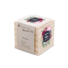 Healing Vibes Wooden Plant Cube - Eco-Friendly Gifts