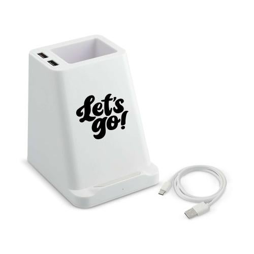 Corporate Gifts - Employee Gifts - Employee Appreciation Gift Pen Holder & Charger