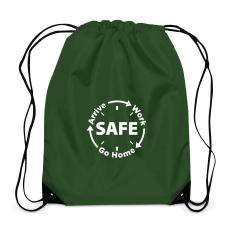 Employee Safety Gift Value Cinch Bag - Corporate Gifts