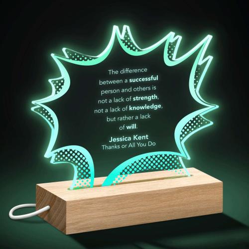 Awards & Recognition - Acrylic Awards - Kapow LED Light-Up Award