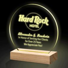 Circle LED Light-Up Award - New Awards