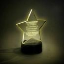 Star Light-Up Acrylic Award
