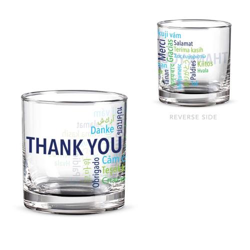 Corporate Gifts - Barware - 11oz. Gratitude Glasses Set