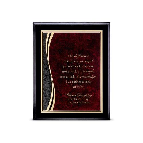 Ribbon Plaque