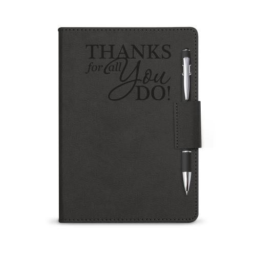 Corporate Gifts - Journal Books - Personalized Thank You Journal - Nyx
