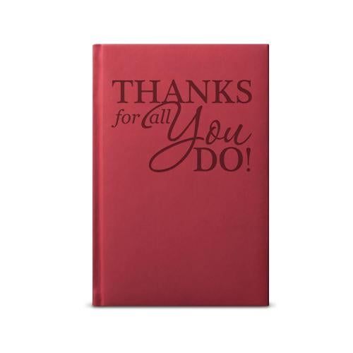 Thanks for All You Do - Athena Journal Corporate Gifts - Journal Books - Thanks for All You Do - Athena Journal