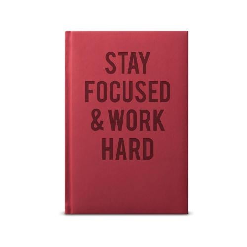 Corporate Gifts - Journal Books - Stay Focused. Work Hard. - Athena Journal