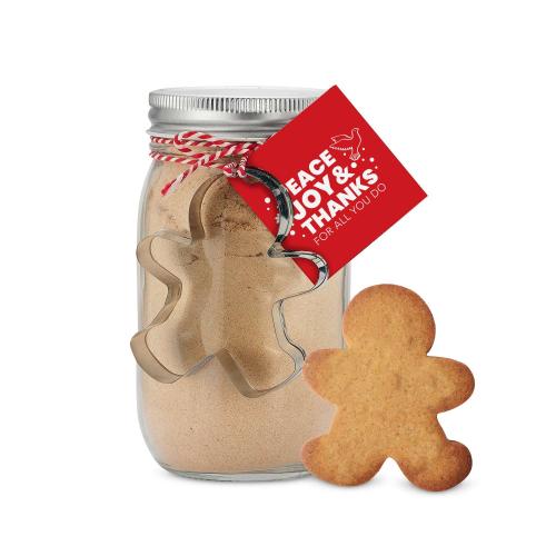 Corporate Gifts - Shop by Occasion - Holiday Gifts - Candy & Cocoa - Mason Jar Holiday Cookie Kit