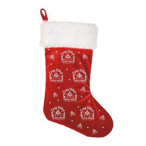 Corporate Gifts - Shop by Occasion - Holiday Gifts - Candy & Cocoa - Holiday Appreciation Velvet Stocking