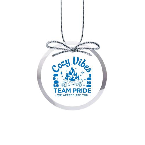 Corporate Gifts - Shop by Occasion - Holiday Gifts - Ornaments - Round Crystal Holiday Ornament