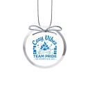 Round Crystal Holiday Ornament