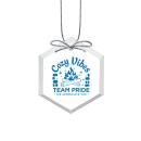 Hexagon Crystal Holiday Ornament