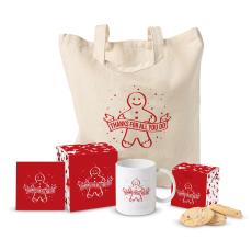 Holiday Appreciation Gift Cookie & Tote Set - Corporate Gifts