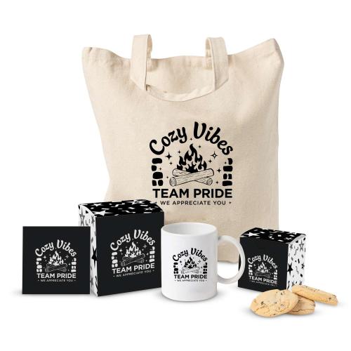 Holiday Appreciation Cookie & Tote Set Corporate Gifts - Shop by Occasion - Holiday Gifts - Bags & Totes - Holiday Appreciation Cookie & Tote Set