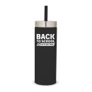 Back to School Gift 22oz Slim Stainless Tumbler