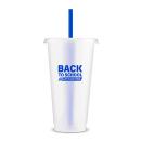 Back to School Gift 24oz Straw Tumbler