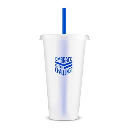 Employee Wellness Gift 24oz Straw Tumbler Corporate Gifts - Employee Gifts - Wellness Gifts - Employee Wellness Gift 24oz Straw Tumbler